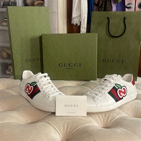 gucci sneakers hk|Gucci cherry sneakers.